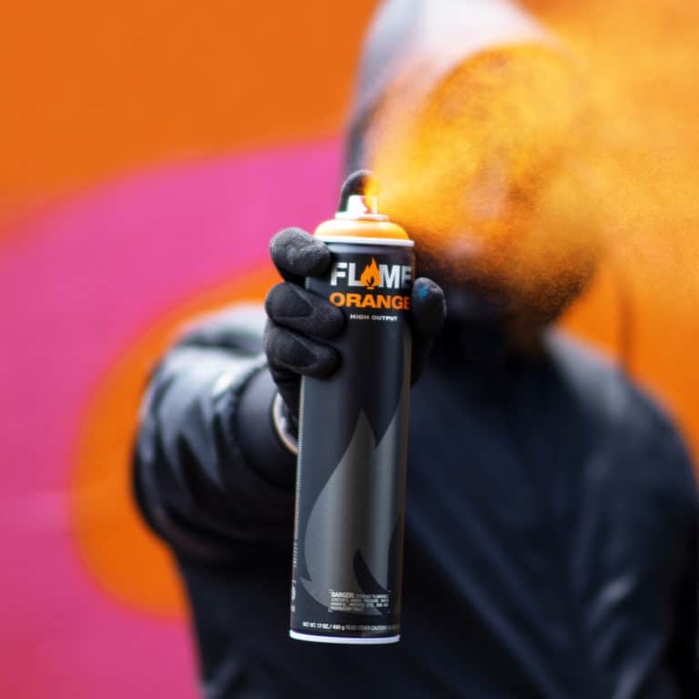 Spray de pintura acrílica Flame Blue 400ml